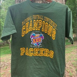 Vintage 1997 Green Bay Packers NFC Champions T